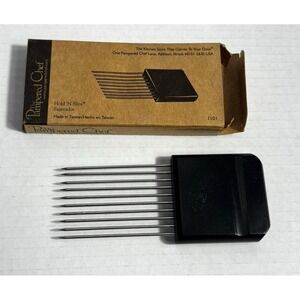 The Pampered Chef Hold 'N Slice 1101 Vegetable Slicing Guide Meat Tenderizer NOS